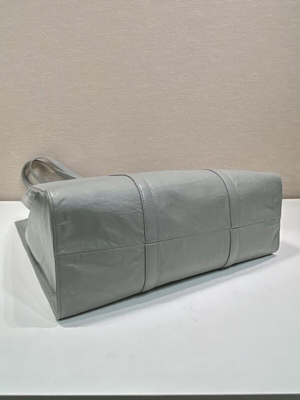 Prada Medium antique nappa leather tote bag