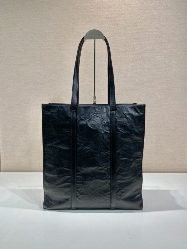 Prada Medium antique nappa leather tote bag