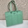 Prada Large antique nappa leather tote