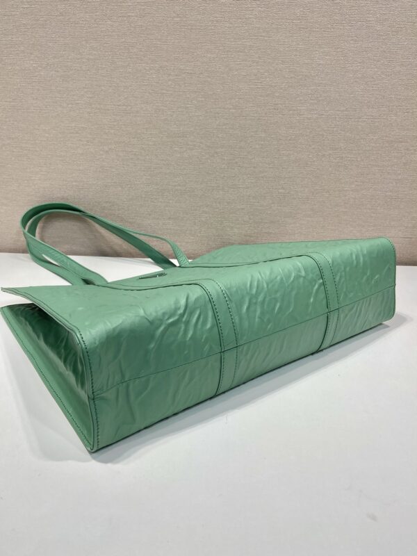 Prada Large antique nappa leather tote