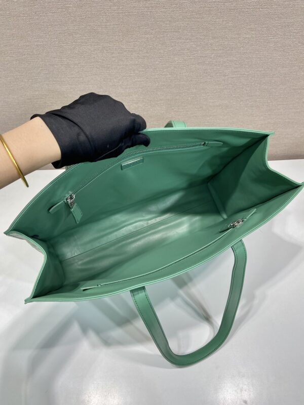 Prada Large antique nappa leather tote