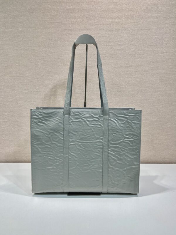 Prada Large antique nappa leather tote