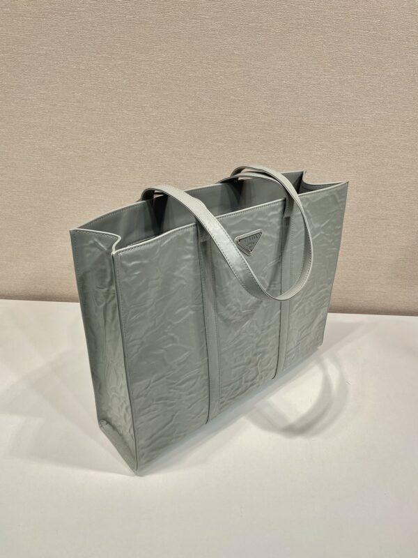 Prada Large antique nappa leather tote