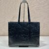 Prada Large antique nappa leather tote