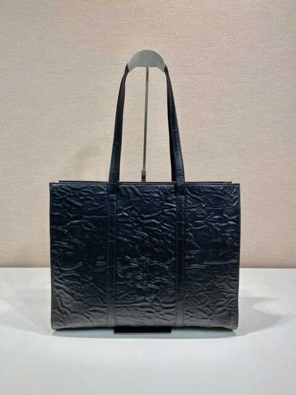 Prada Large antique nappa leather tote