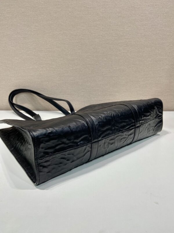 Prada Large antique nappa leather tote