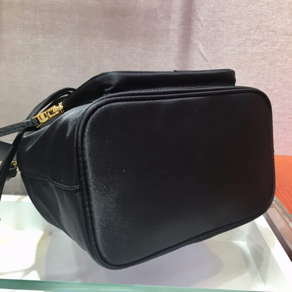 Prada Jacquard Drawstring Shoulder Bag
