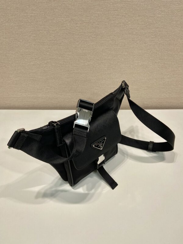 Prada Re-nylon And Saffiano Leather Shoulder Bag