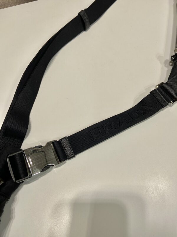 Prada Re-nylon And Saffiano Leather Shoulder Bag