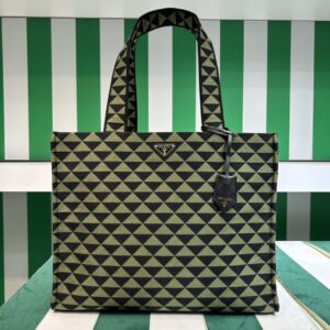 Prada Symbole Bag In Embroidered Fabric
