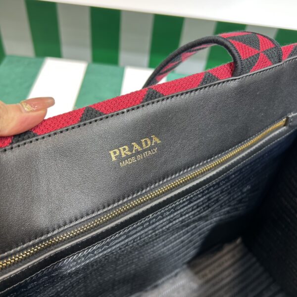 Prada Symbole Bag In Embroidered Fabric