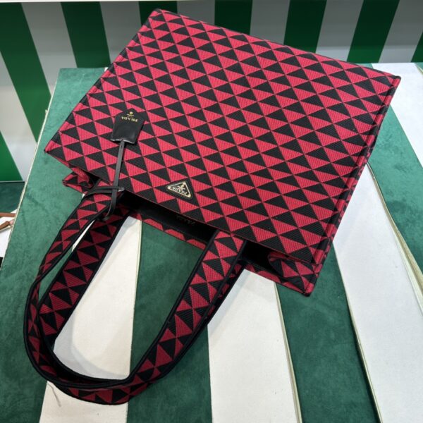 Prada Symbole Bag In Embroidered Fabric