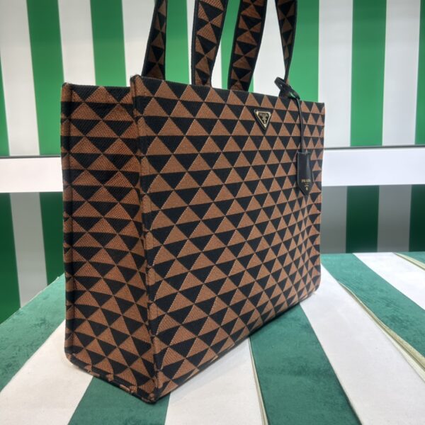 Prada Symbole Bag In Embroidered Fabric