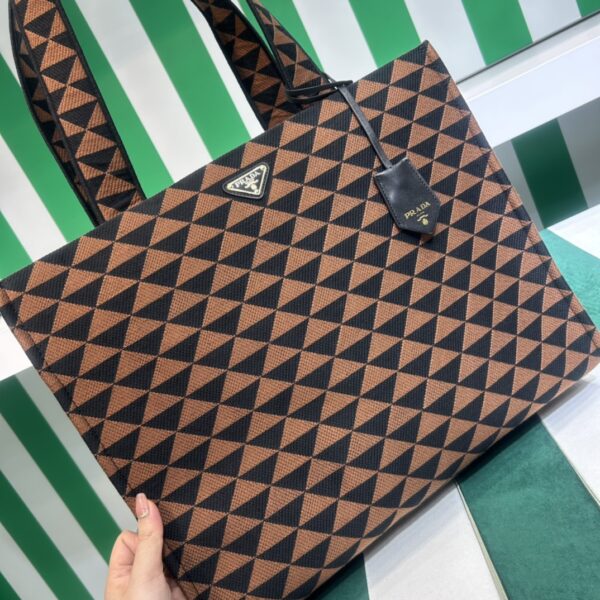 Prada Symbole Bag In Embroidered Fabric