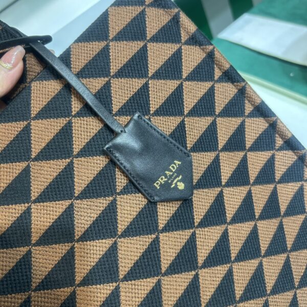 Prada Symbole Bag In Embroidered Fabric