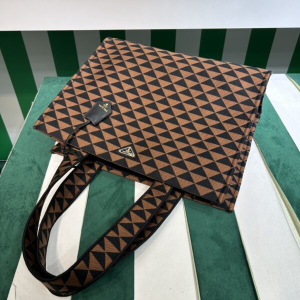 Prada Symbole Bag In Embroidered Fabric