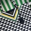 Prada Symbole embroidered fabric tote bag