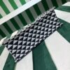 Prada Symbole embroidered fabric tote bag