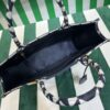 Prada Symbole embroidered fabric tote bag
