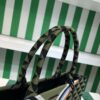 Prada Symbole embroidered fabric tote bag