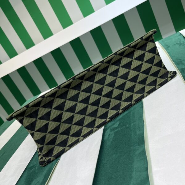 Prada Symbole embroidered fabric tote bag