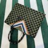 Prada Symbole embroidered fabric tote bag
