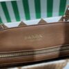 Prada Symbole embroidered fabric tote bag