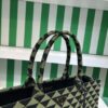 Prada Symbole embroidered fabric tote bag