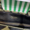 Prada Symbole embroidered fabric tote bag