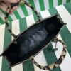 Prada Symbole embroidered fabric tote bag