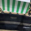 Prada Symbole embroidered fabric tote bag