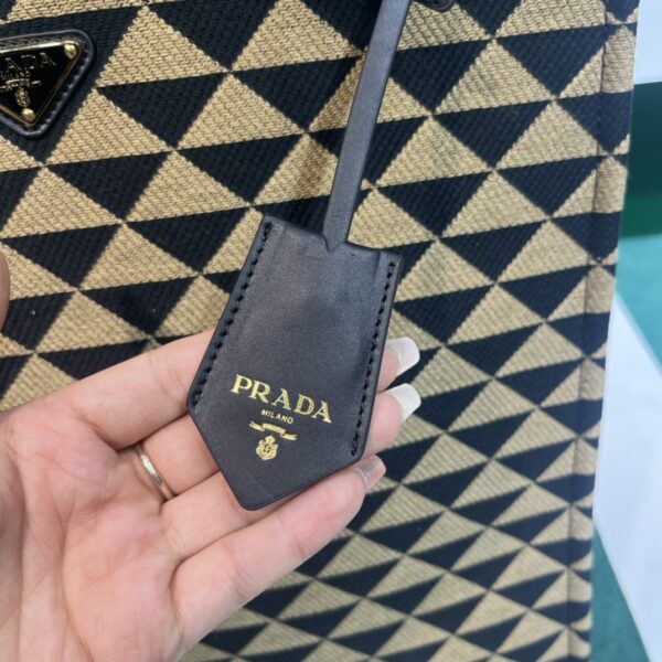Prada Symbole Bag In Embroidered Fabric