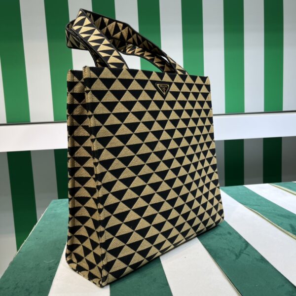 Prada Symbole Bag In Embroidered Fabric