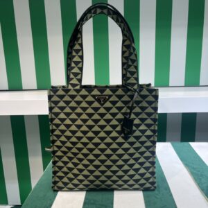 Prada Symbole Bag In Embroidered Fabric