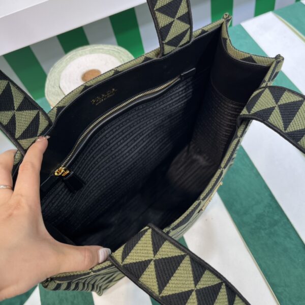 Prada Symbole Bag In Embroidered Fabric