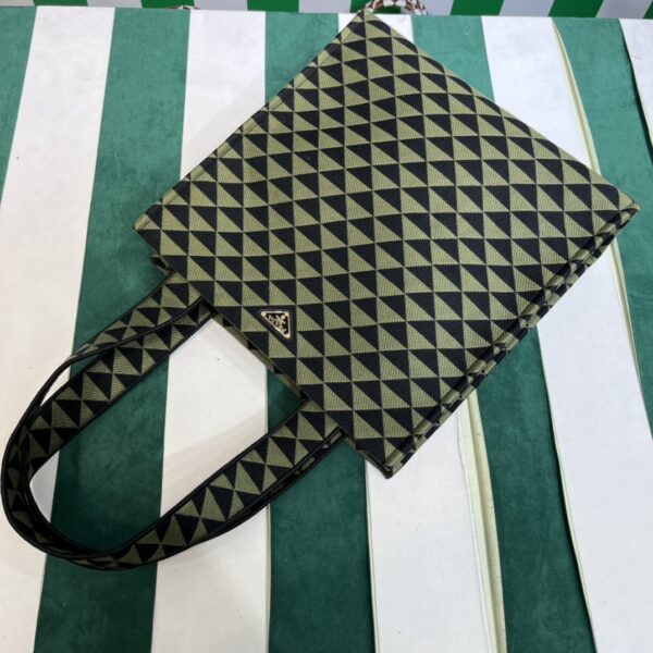 Prada Symbole Bag In Embroidered Fabric