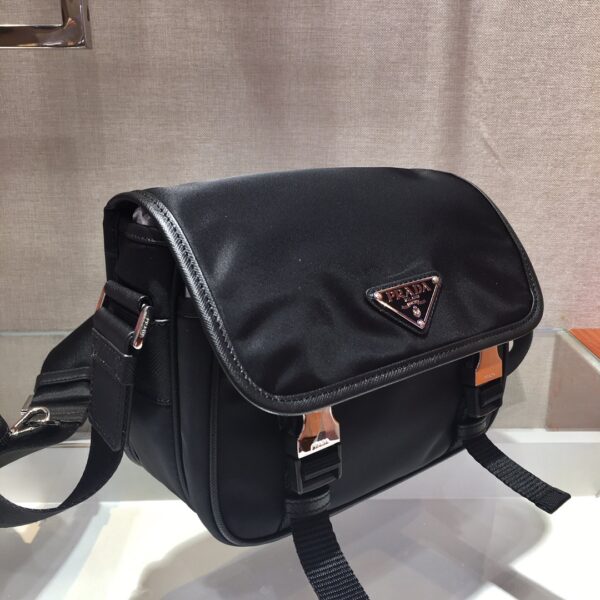 Prada Re-nylon And Saffiano Leather Shoulder Bag