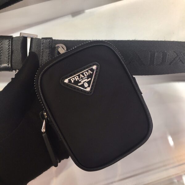 Prada Re-nylon And Saffiano Leather Shoulder Bag