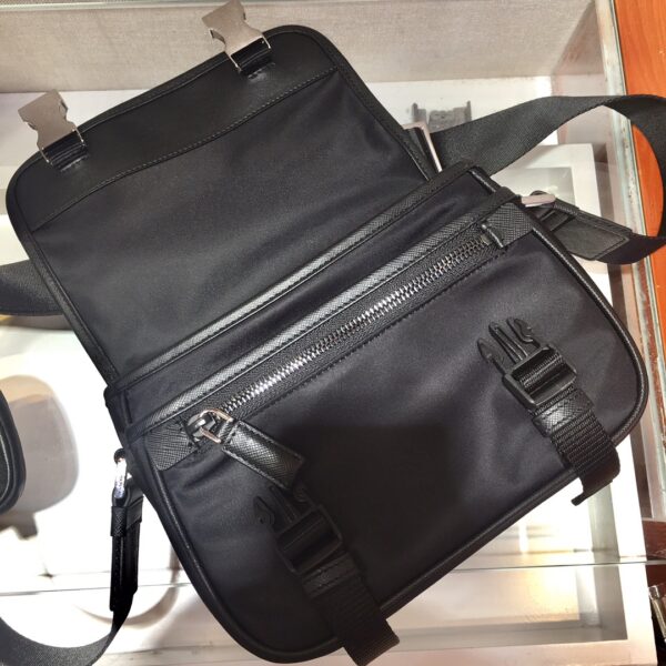 Prada Re-nylon And Saffiano Leather Shoulder Bag