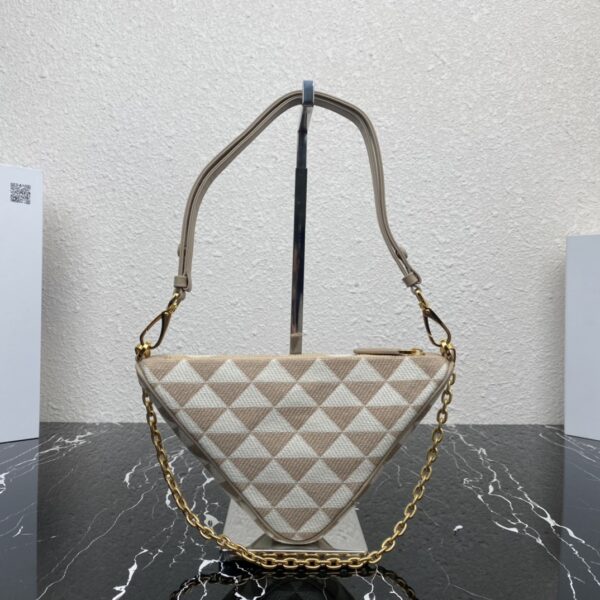 Prada Embroidered jacquard fabric mini-bag
