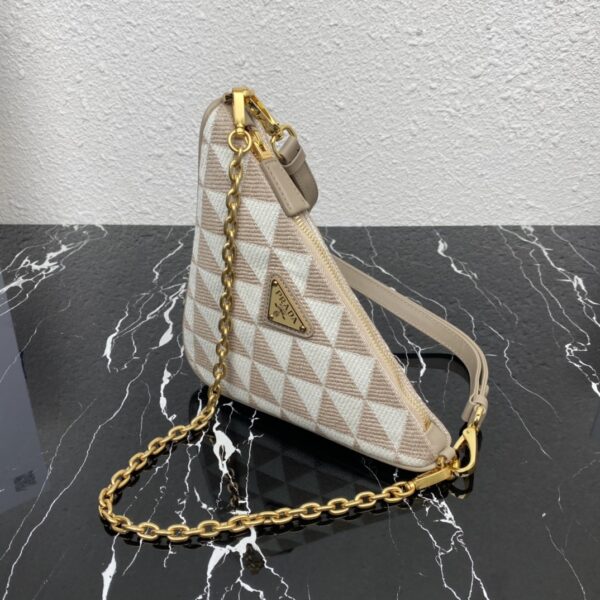 Prada Embroidered jacquard fabric mini-bag
