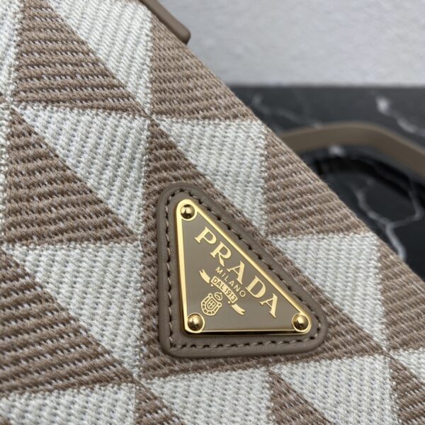 Prada Embroidered jacquard fabric mini-bag