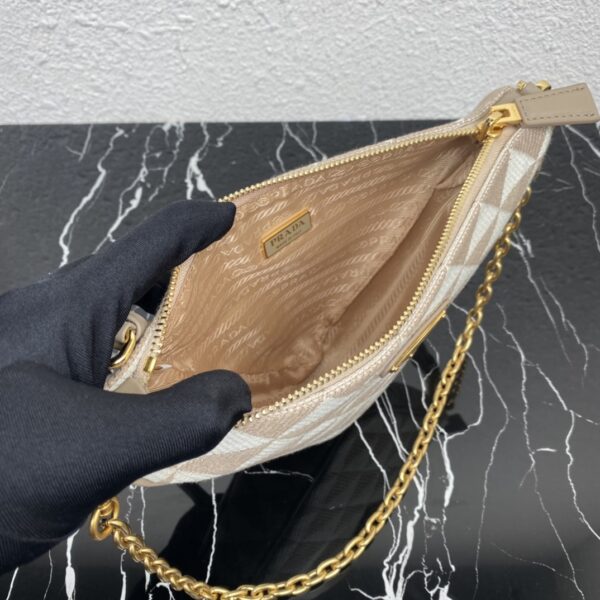 Prada Embroidered jacquard fabric mini-bag