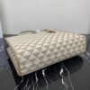 Large Prada Symbole embroidered fabric handbag