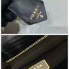Large Prada Symbole embroidered fabric handbag