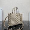 Small Prada Symbole embroidered fabric handbag