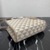 Small Prada Symbole embroidered fabric handbag