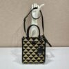 Prada Symbole Embroidered Fabric Mini Bag