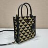 Prada Symbole Embroidered Fabric Mini Bag