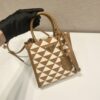 Prada Symbole Embroidered Fabric Mini Bag